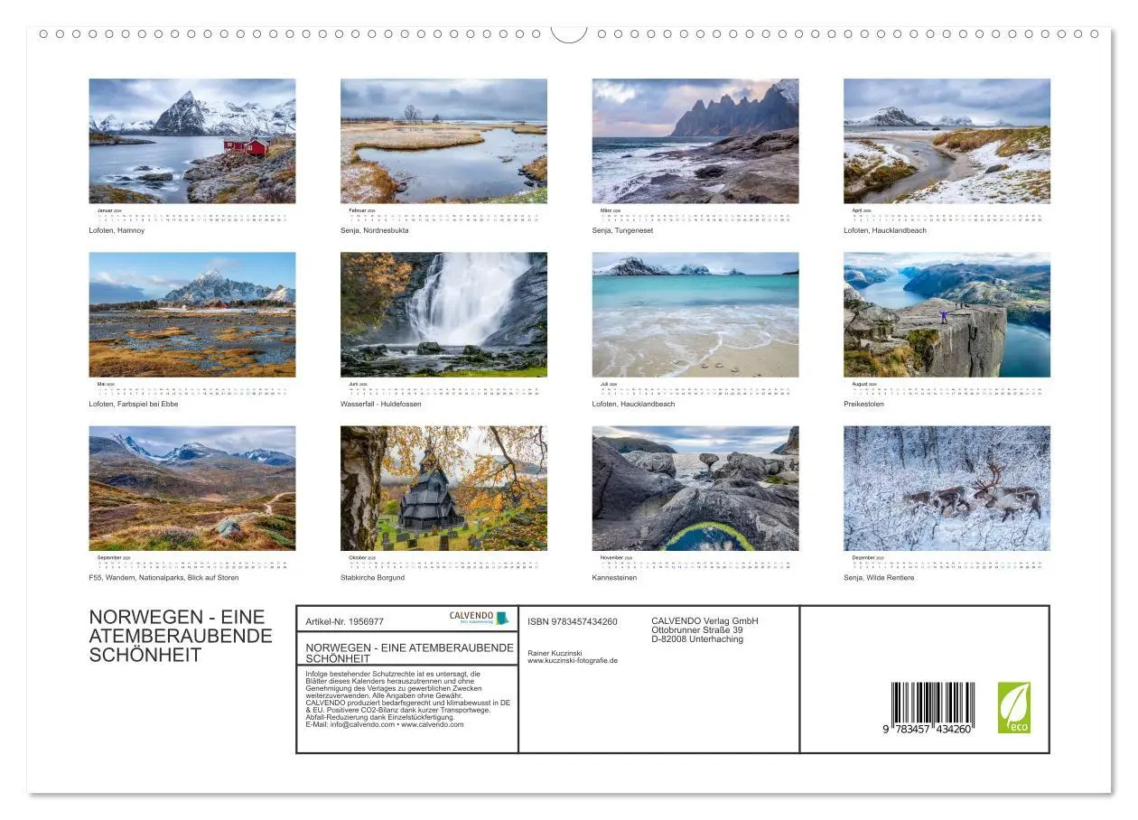 Bild: 9783457434260 | NORWEGEN - EINE ATEMBERAUBENDE SCHÖNHEIT (hochwertiger Premium...