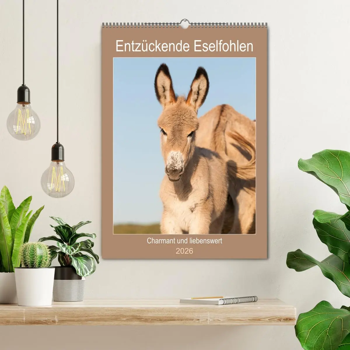 Bild: 9783516384260 | Entzückende Esel - Charmant und liebenswert (Wandkalender 2026 DIN...