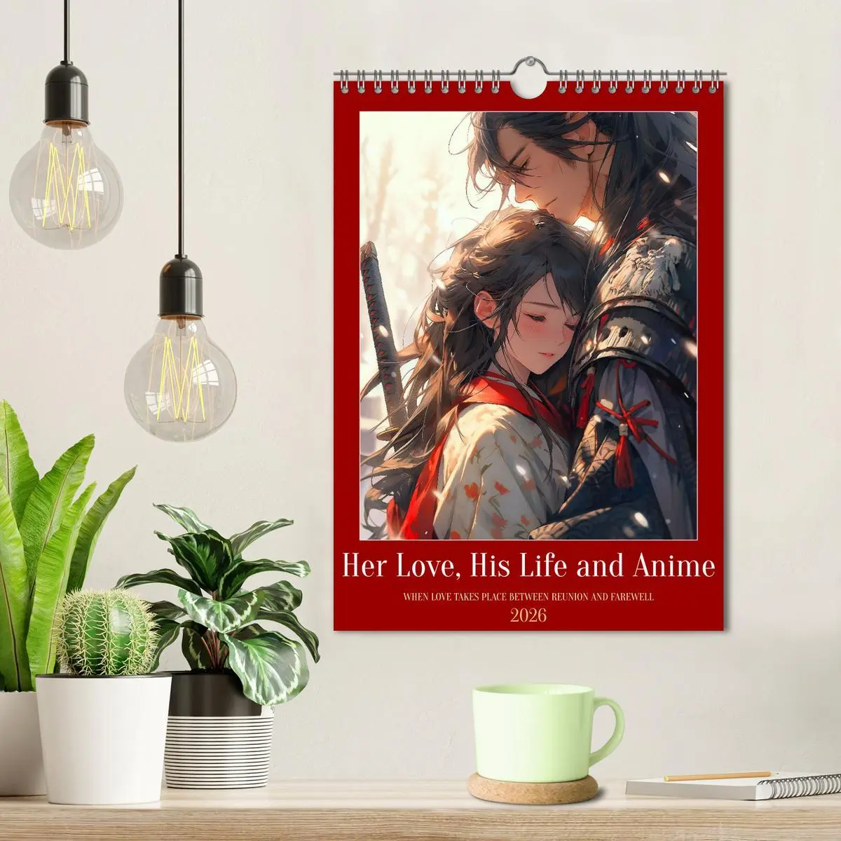 Bild: 9783516524260 | Her Love, His Life and Anime (Wall Calendar 2026 DIN A4 portrait),...