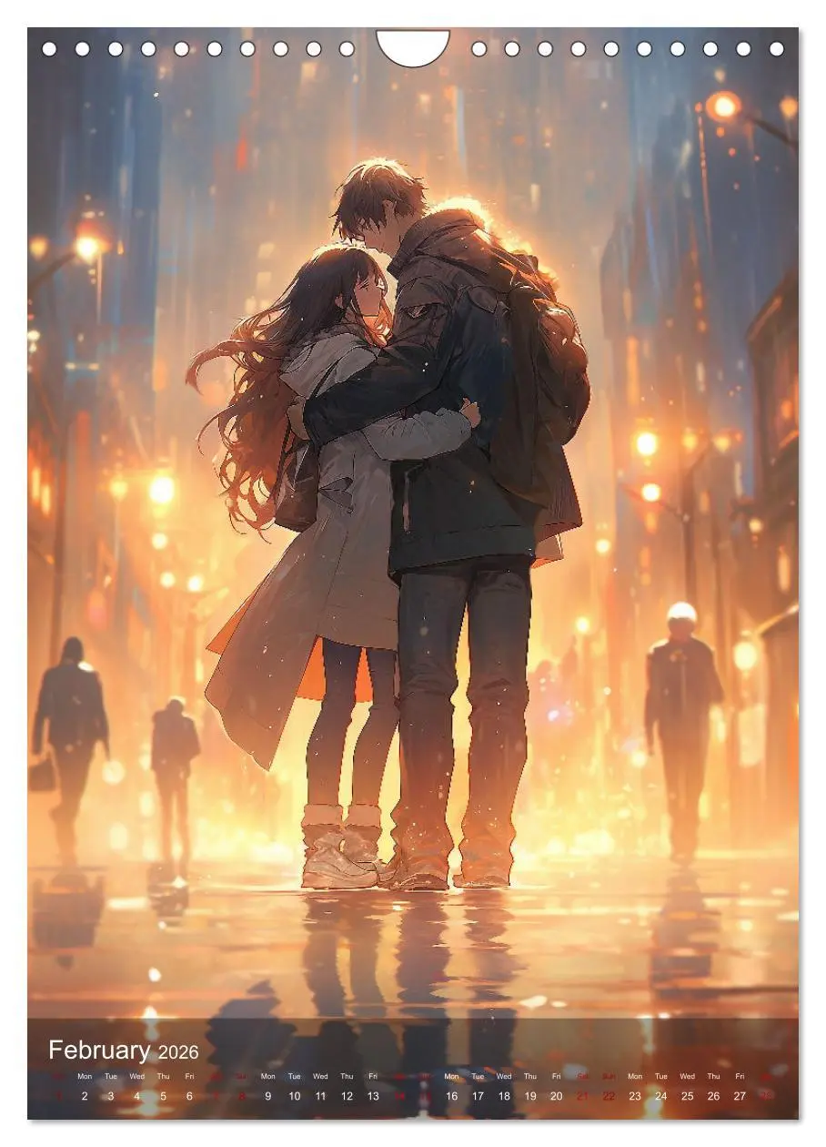 Bild: 9783516524260 | Her Love, His Life and Anime (Wall Calendar 2026 DIN A4 portrait),...