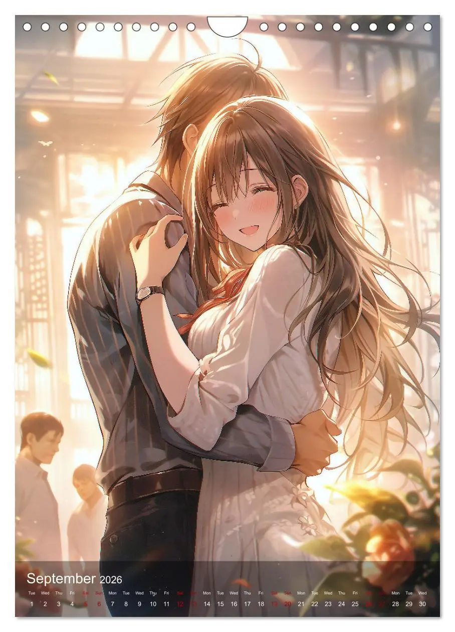 Bild: 9783516524260 | Her Love, His Life and Anime (Wall Calendar 2026 DIN A4 portrait),...