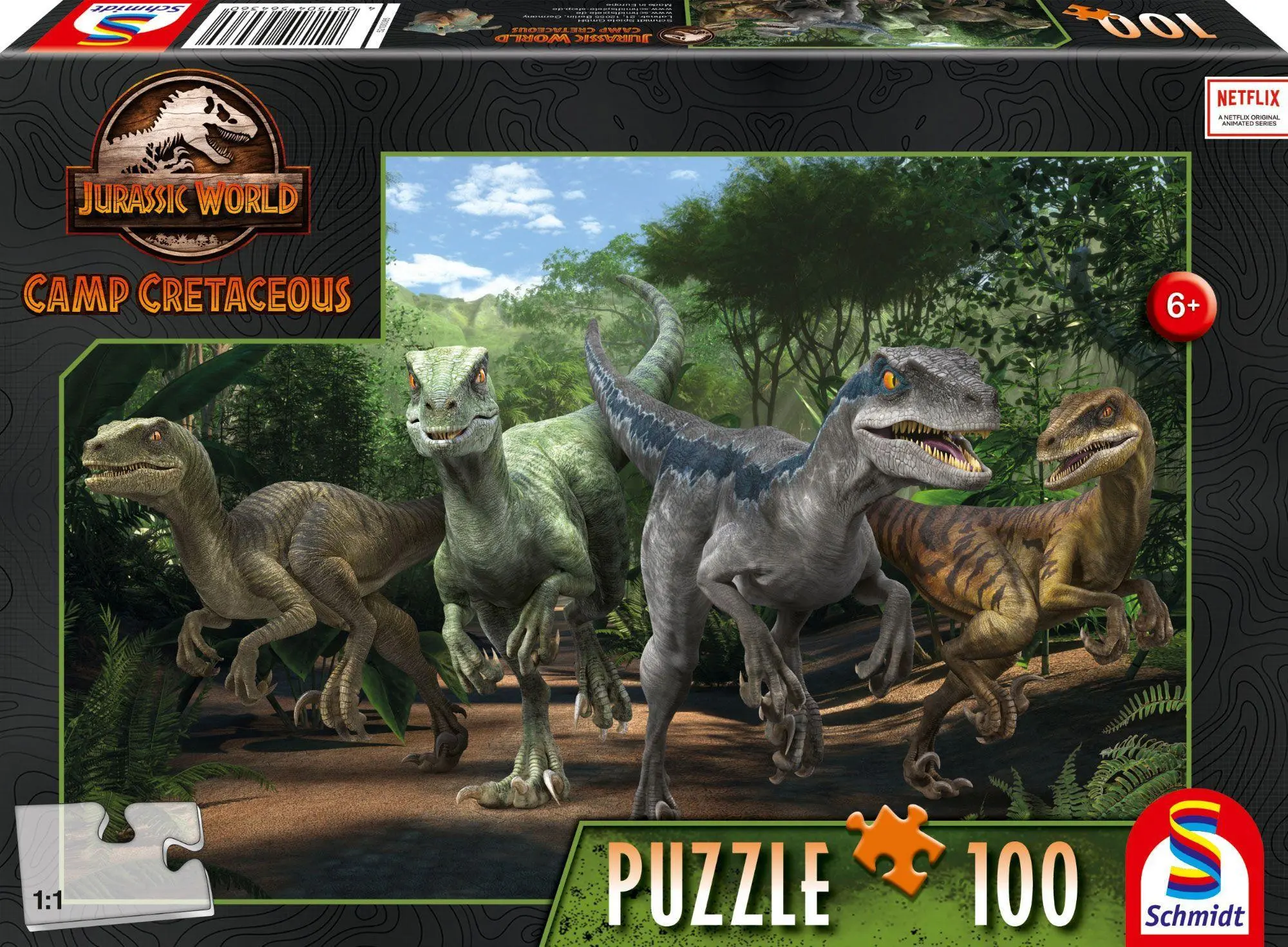 Cover: 4001504564360 | Neue Abenteuer, Das Velociraptor Rudel, 100 Teile | Spiel | 56436