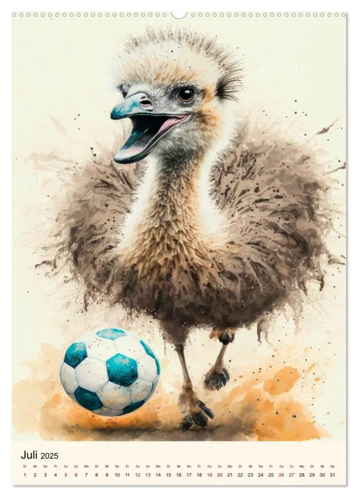 Bild: 9783435884360 | Fußball Stars - Fußball regiert die Welt (Wandkalender 2025 DIN A2...