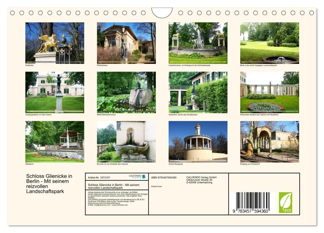 Bild: 9783457594360 | Schloss Glienicke in Berlin - Mit seinem reizvollen Landschaftspark...