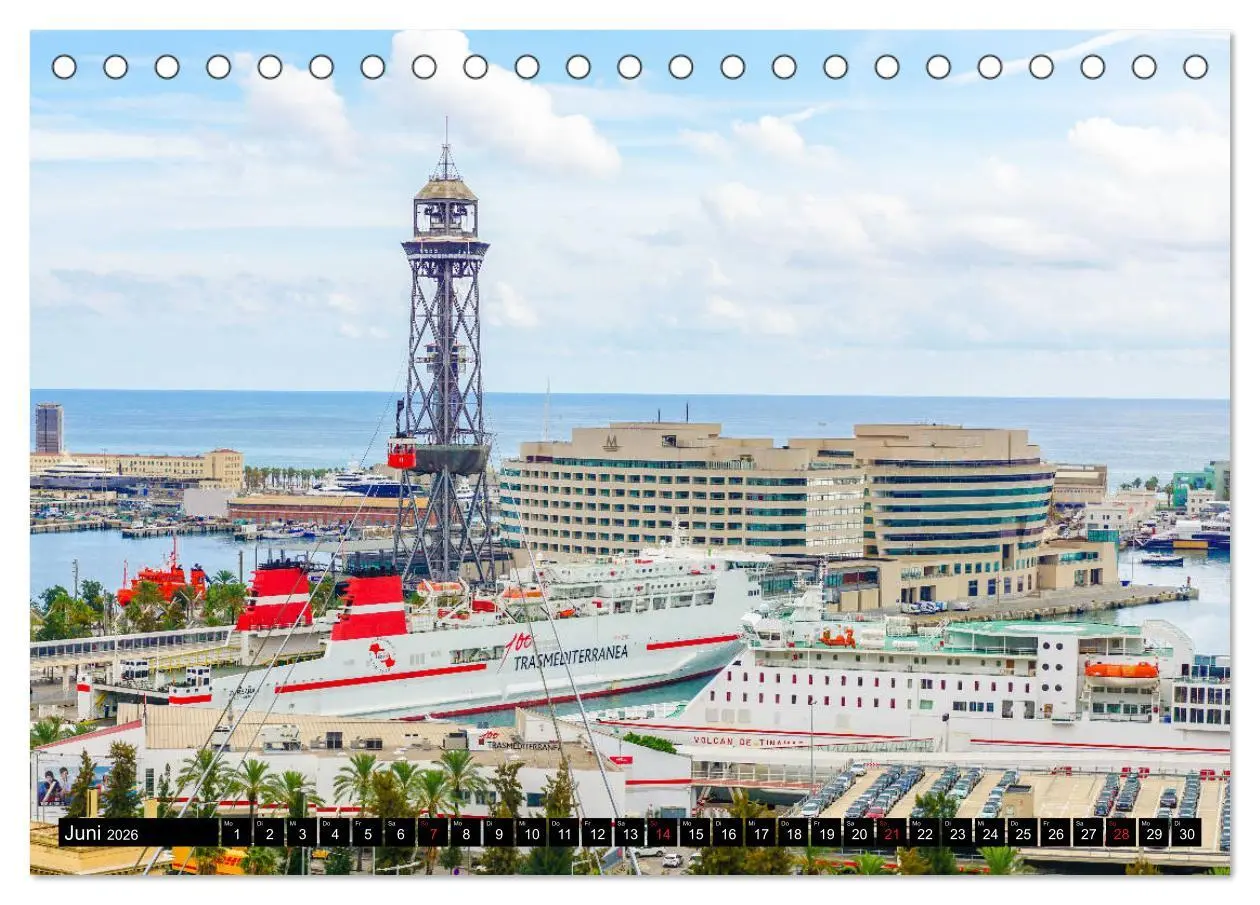 Bild: 9783457804360 | Barcelona - Über den Dächern Kataloniens (Tischkalender 2026 DIN A5...