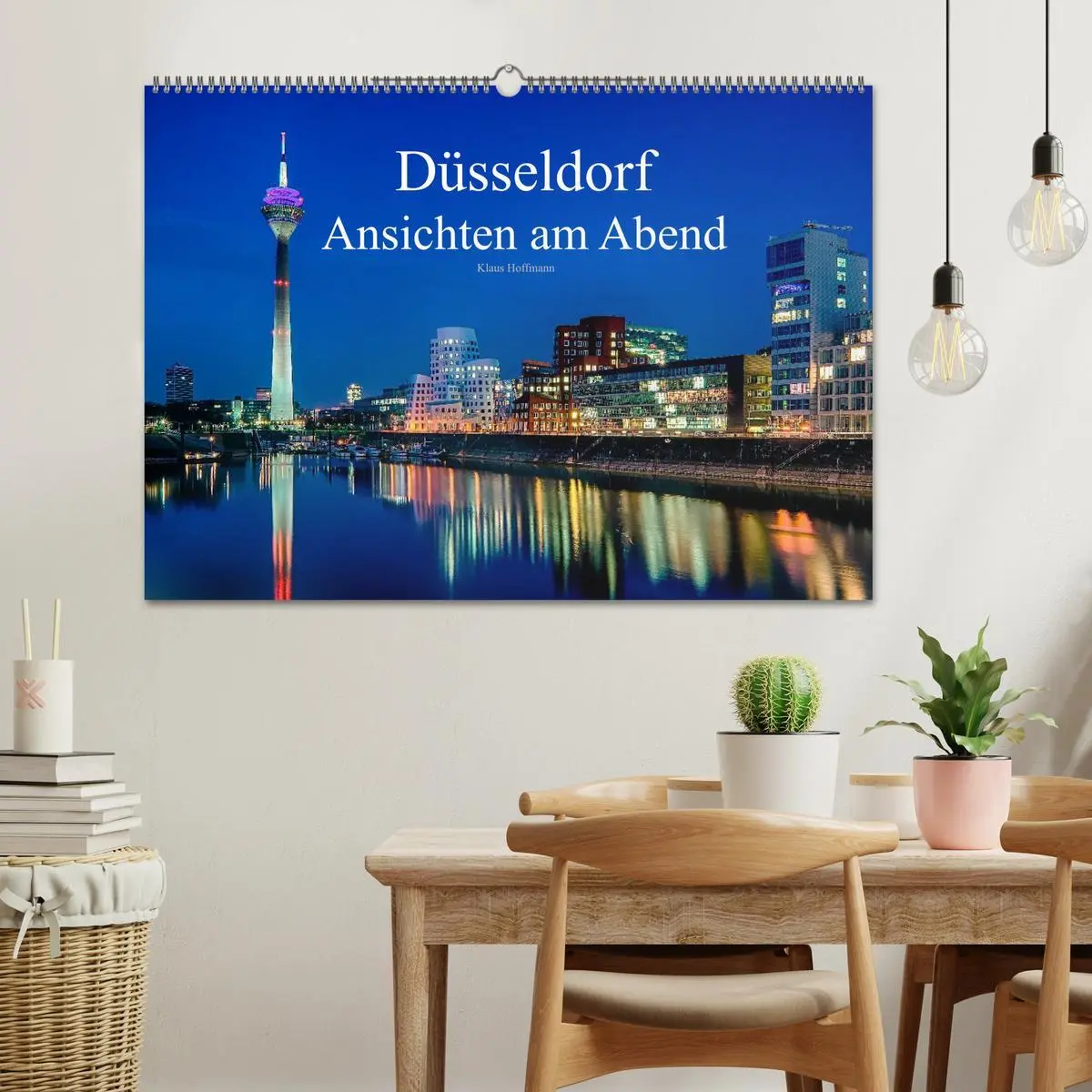 Bild: 9783516134360 | Düsseldorf - Ansichten am Abend (Wandkalender 2026 DIN A2 quer),...