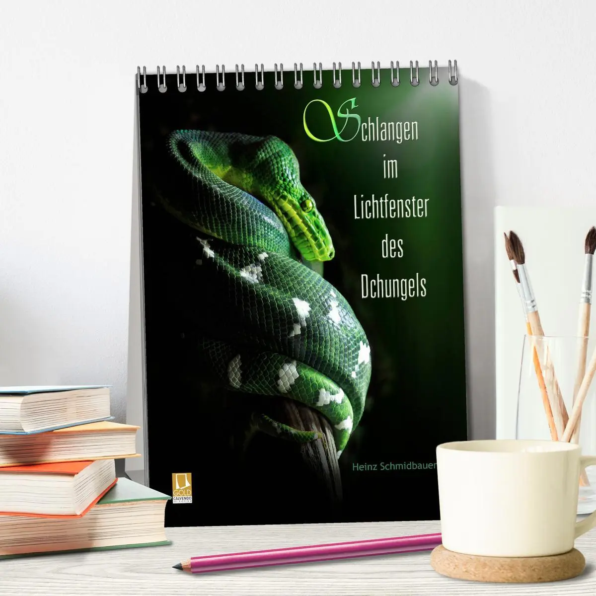 Bild: 9783516444360 | Schlangen im Lichtfenster des Dschungels (Tischkalender 2026 DIN A5...
