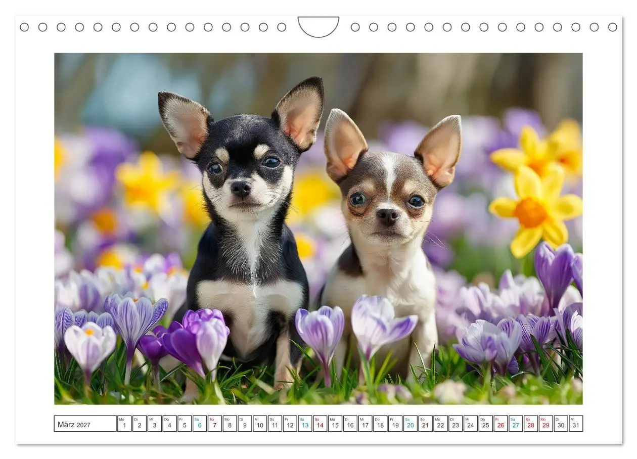 Bild: 9783516824360 | Chihuahua Glücksmomente (Wandkalender 2027 DIN A4 quer), CALVENDO...