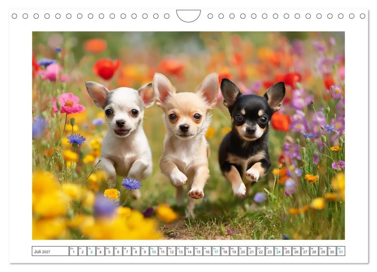 Bild: 9783516824360 | Chihuahua Glücksmomente (Wandkalender 2027 DIN A4 quer), CALVENDO...