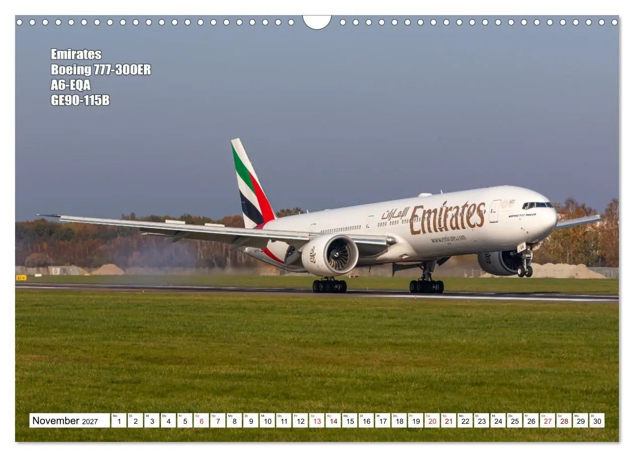 Bild: 9783569534360 | Flugzeuge Hamburg 2027 (Wandkalender 2027 DIN A3 quer), CALVENDO...