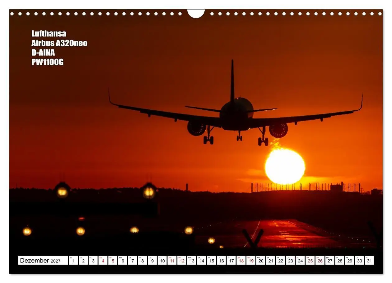 Bild: 9783569534360 | Flugzeuge Hamburg 2027 (Wandkalender 2027 DIN A3 quer), CALVENDO...