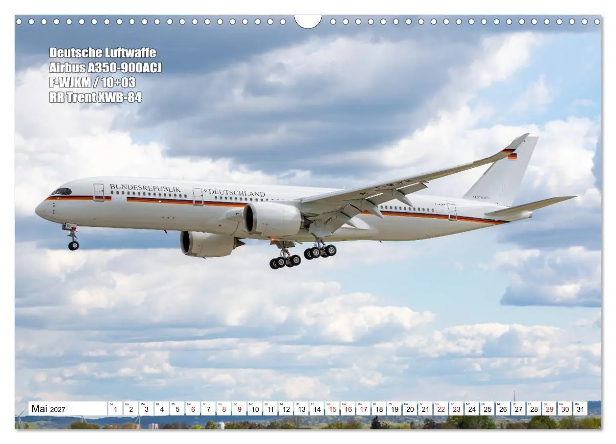 Bild: 9783569534360 | Flugzeuge Hamburg 2027 (Wandkalender 2027 DIN A3 quer), CALVENDO...