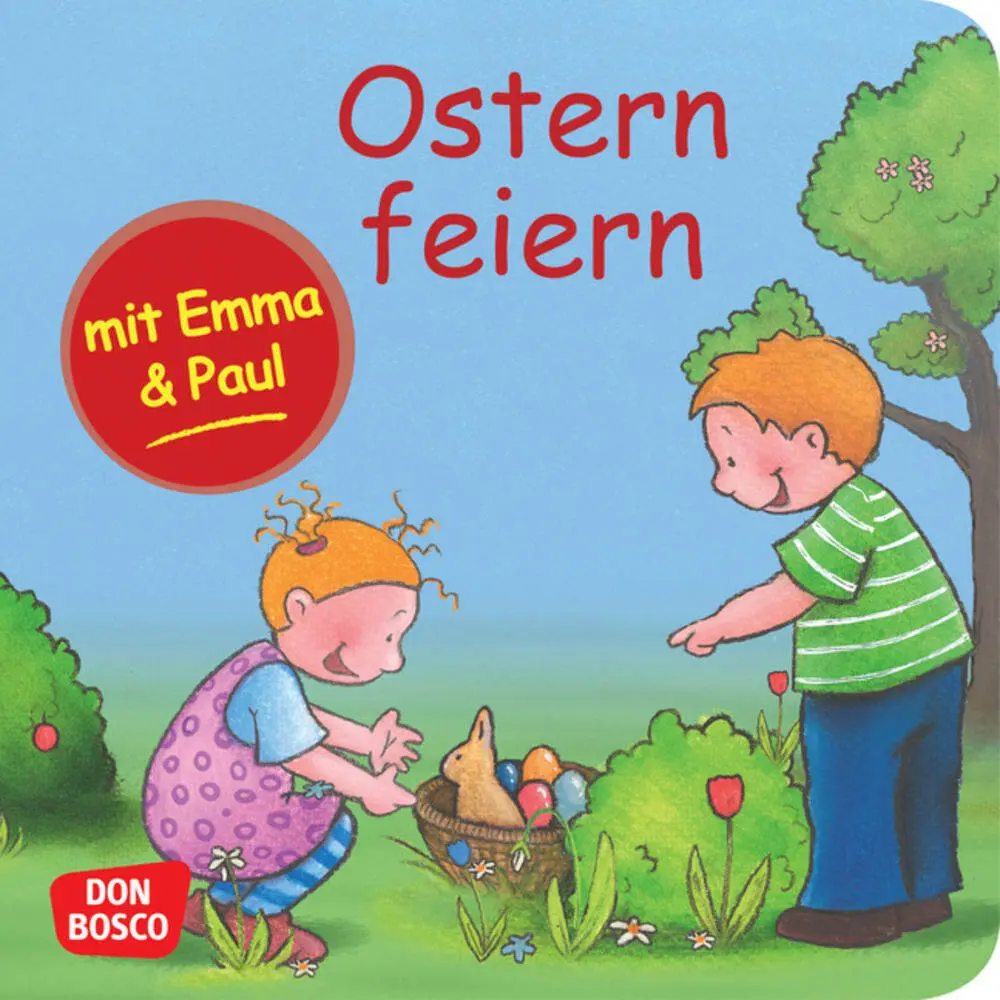 Cover: 9783769824360 | Ostern feiern mit Emma &amp; Paul | Mini-Bilderbuch | Monika Lehner | 2023