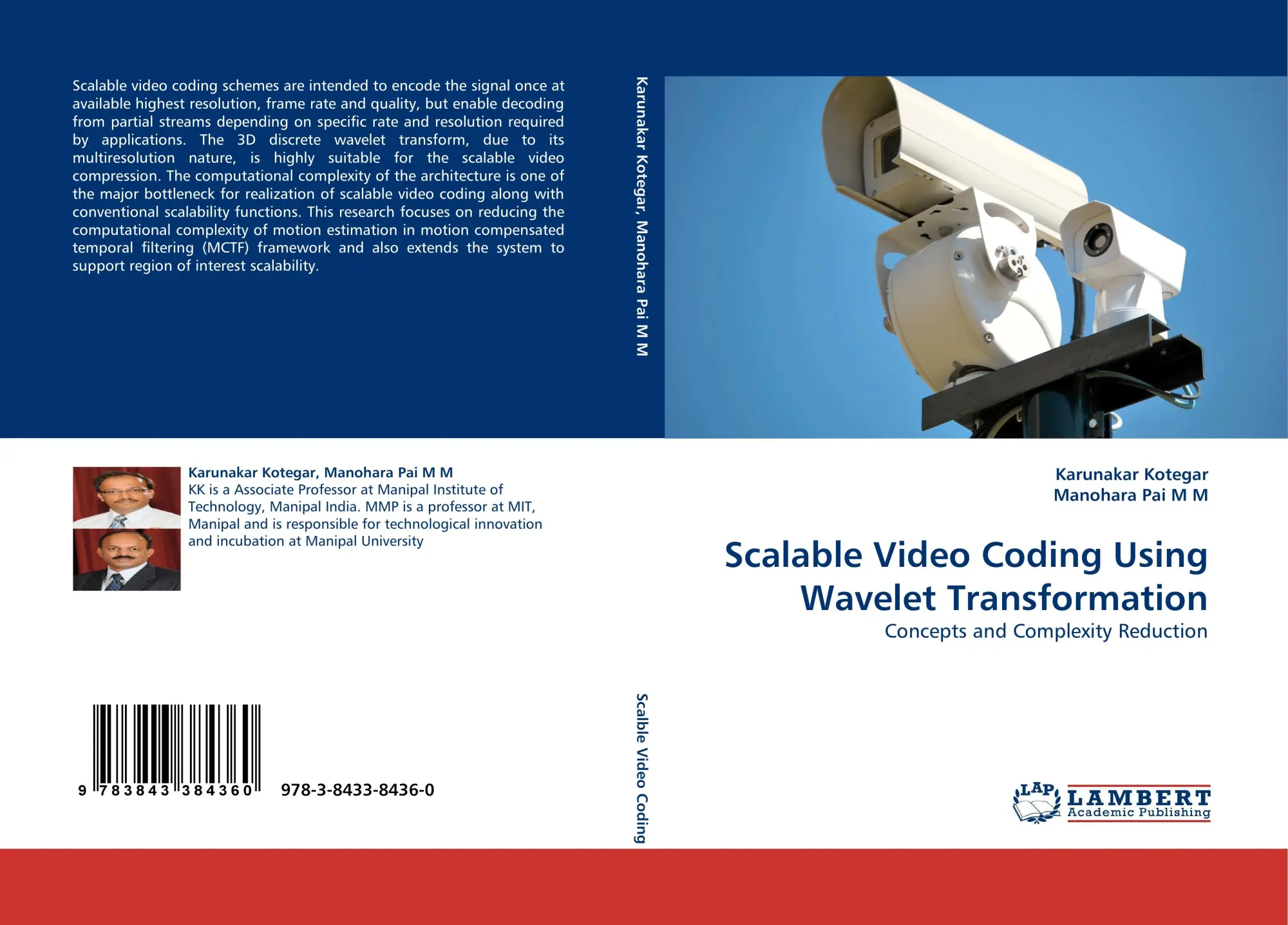 Cover: 9783843384360 | Scalable Video Coding Using Wavelet Transformation | Kotegar (u. a.)