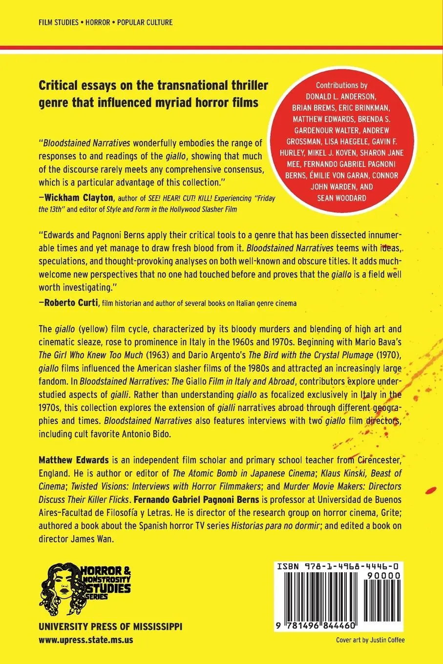 Rückseite: 9781496844460 | Bloodstained Narratives | Fernando Gabriel Pagnoni Berns | Taschenbuch