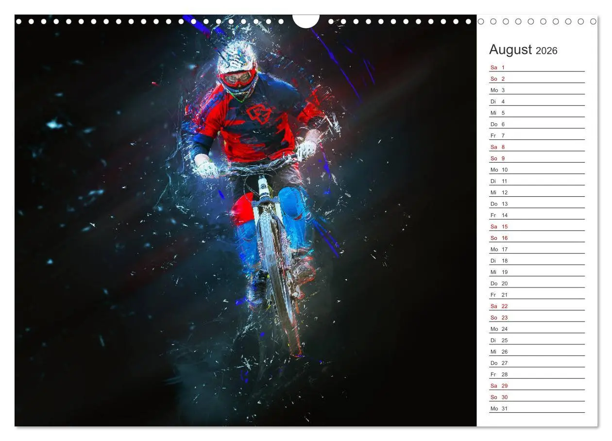 Bild: 9783457894460 | Downhill Explosion (Wandkalender 2026 DIN A3 quer), CALVENDO...