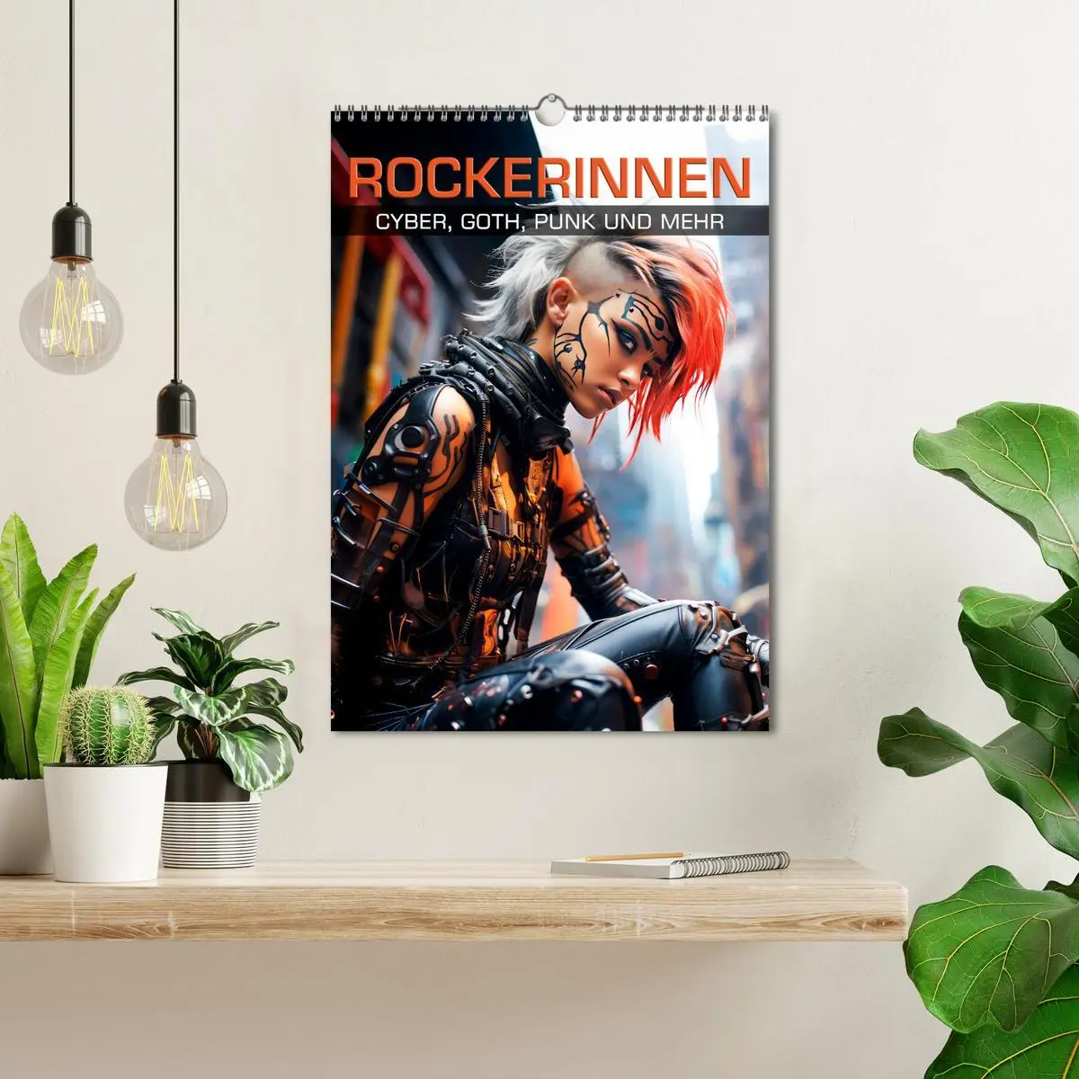 Bild: 9783516294460 | ROCKERINNEN Cyber, Goth, Punk und mehr (Wandkalender 2026 DIN A3...