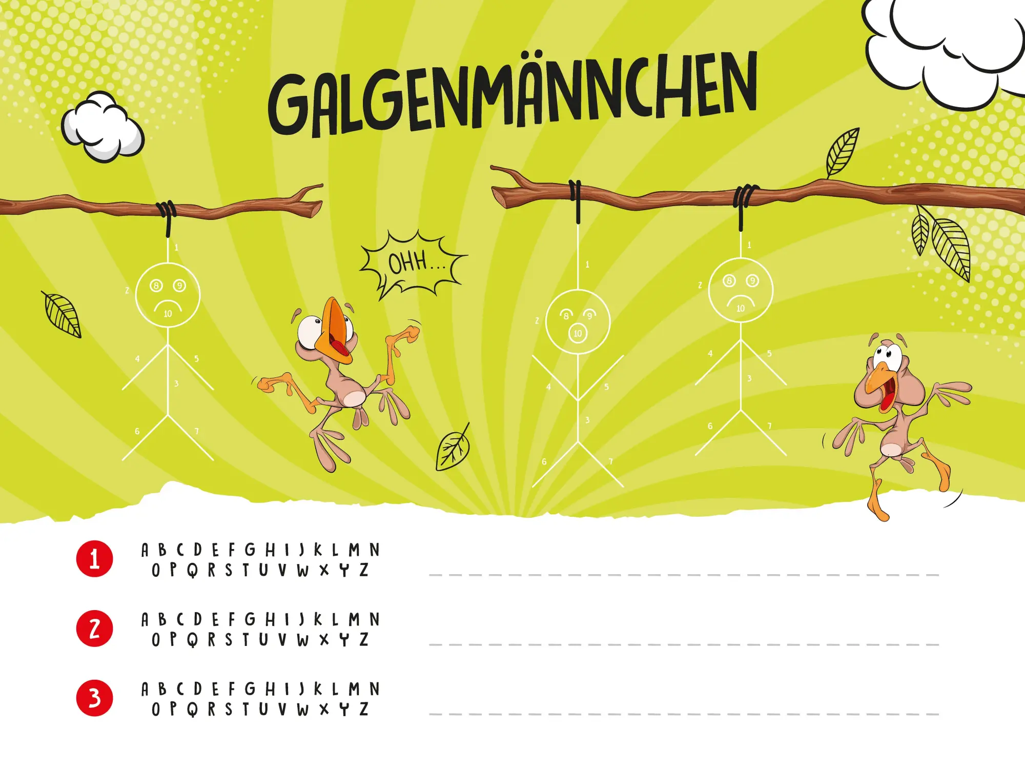 Bild: 9783625194460 | Der große Spieleblock - Spiele für die ganze Familie | Taschenbuch