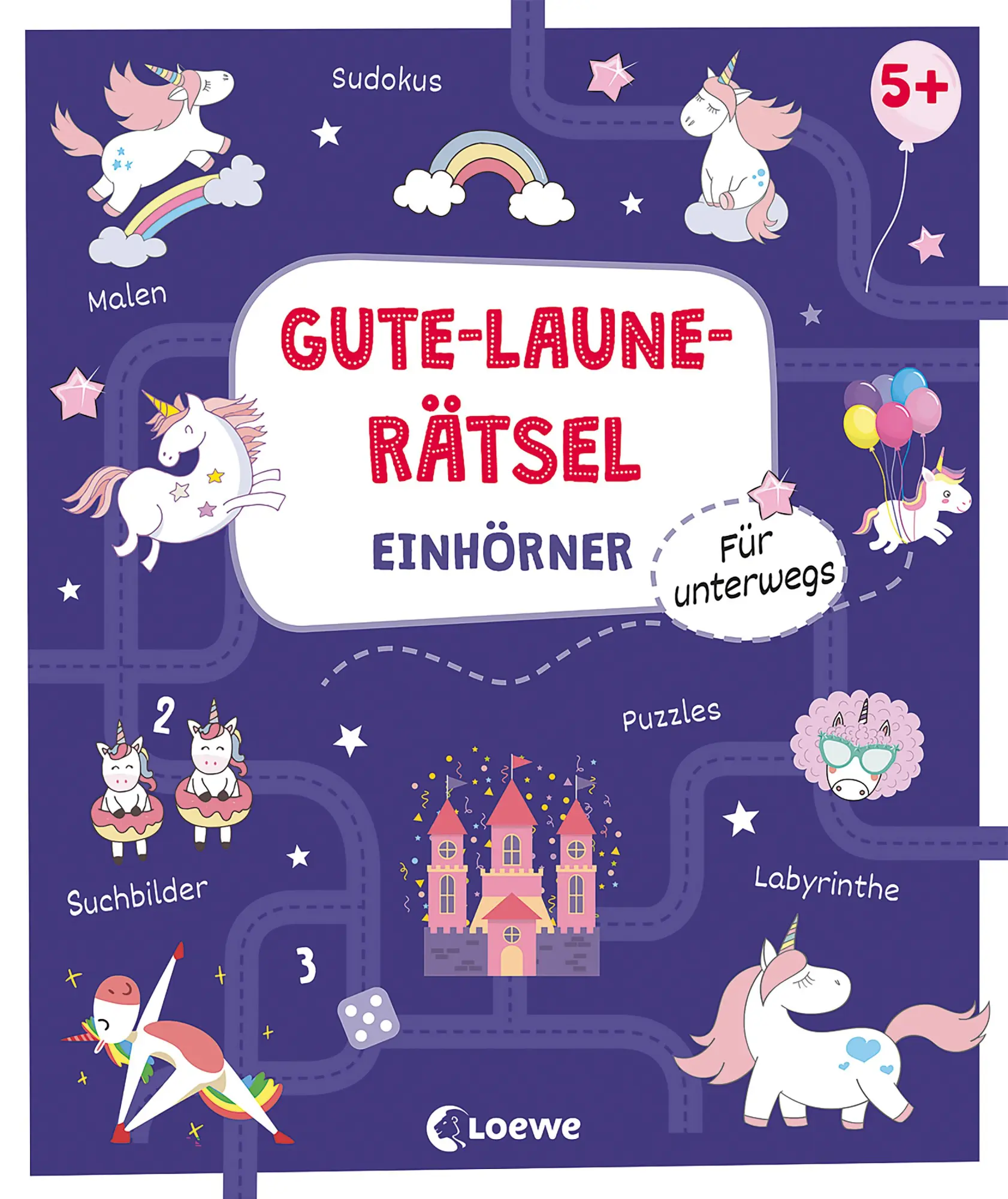 Cover: 9783743214460 | Gute-Laune-Rätsel für unterwegs - Einhörner | Cordula Kamb | Buch