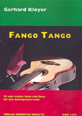 Cover: 9990051504460 | Fango Tango für Gitarre | Gerhard Kloyer | Hubertus Nogatz Verlag
