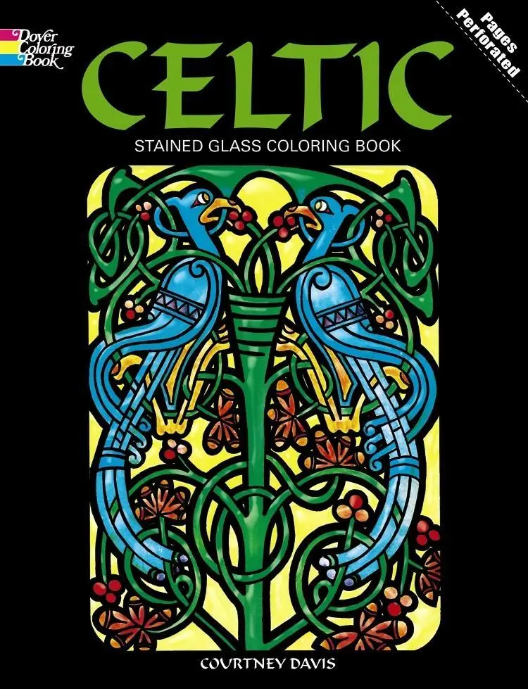 Cover: 9780486274560 | Davis, C: Celtic Stained Glass Coloring Book | Courtney Davis | Buch