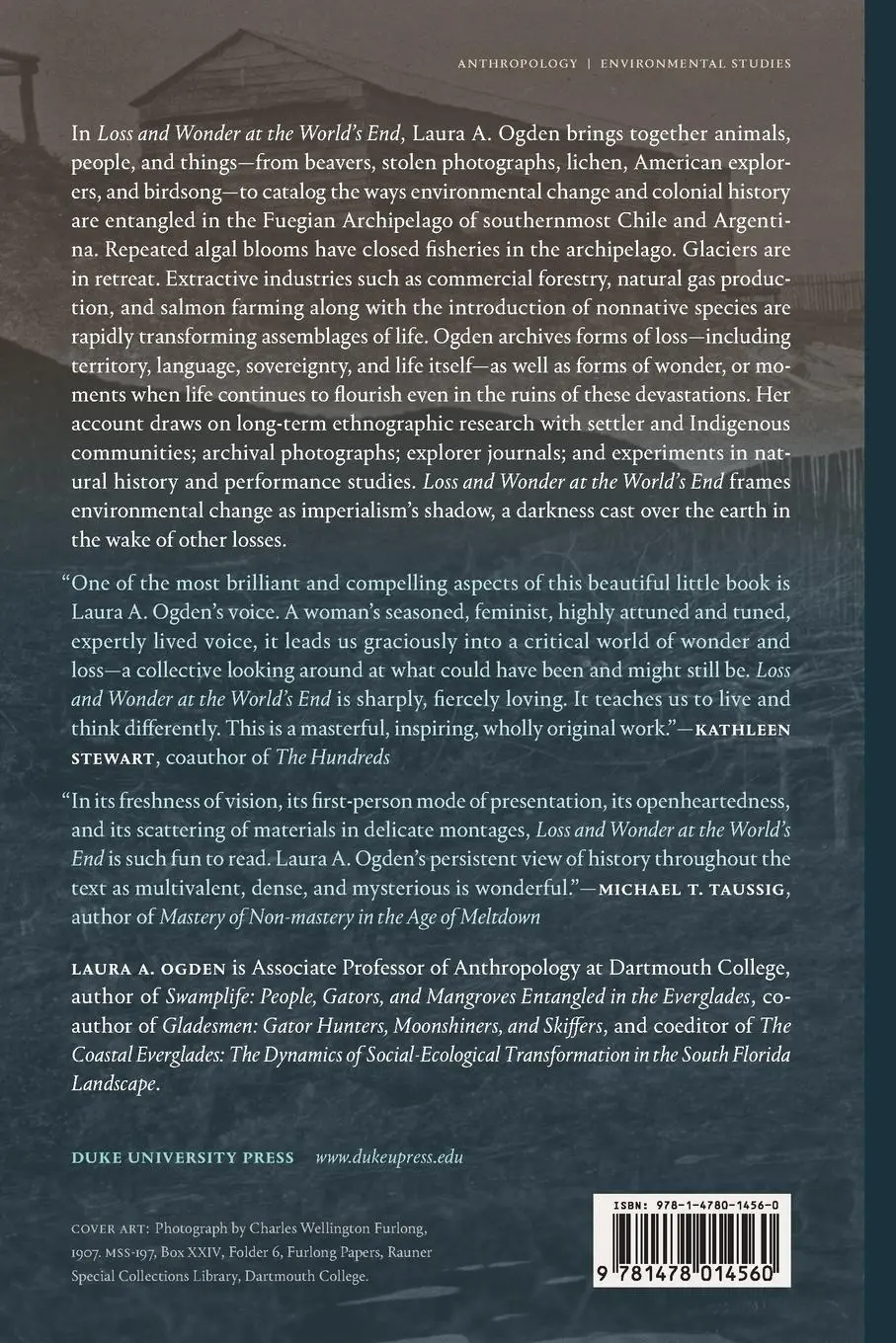 Rückseite: 9781478014560 | Loss and Wonder at the World's End | Laura A. Ogden | Taschenbuch
