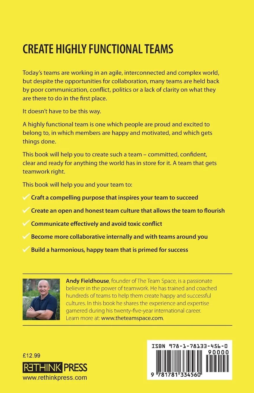 Rückseite: 9781781334560 | Getting Teamwork Right | Andy Fieldhouse | Taschenbuch | Englisch