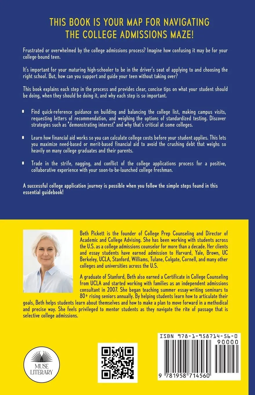 Rückseite: 9781958714560 | College Admissions | The Essential Guide for Busy Parents | Pickett
