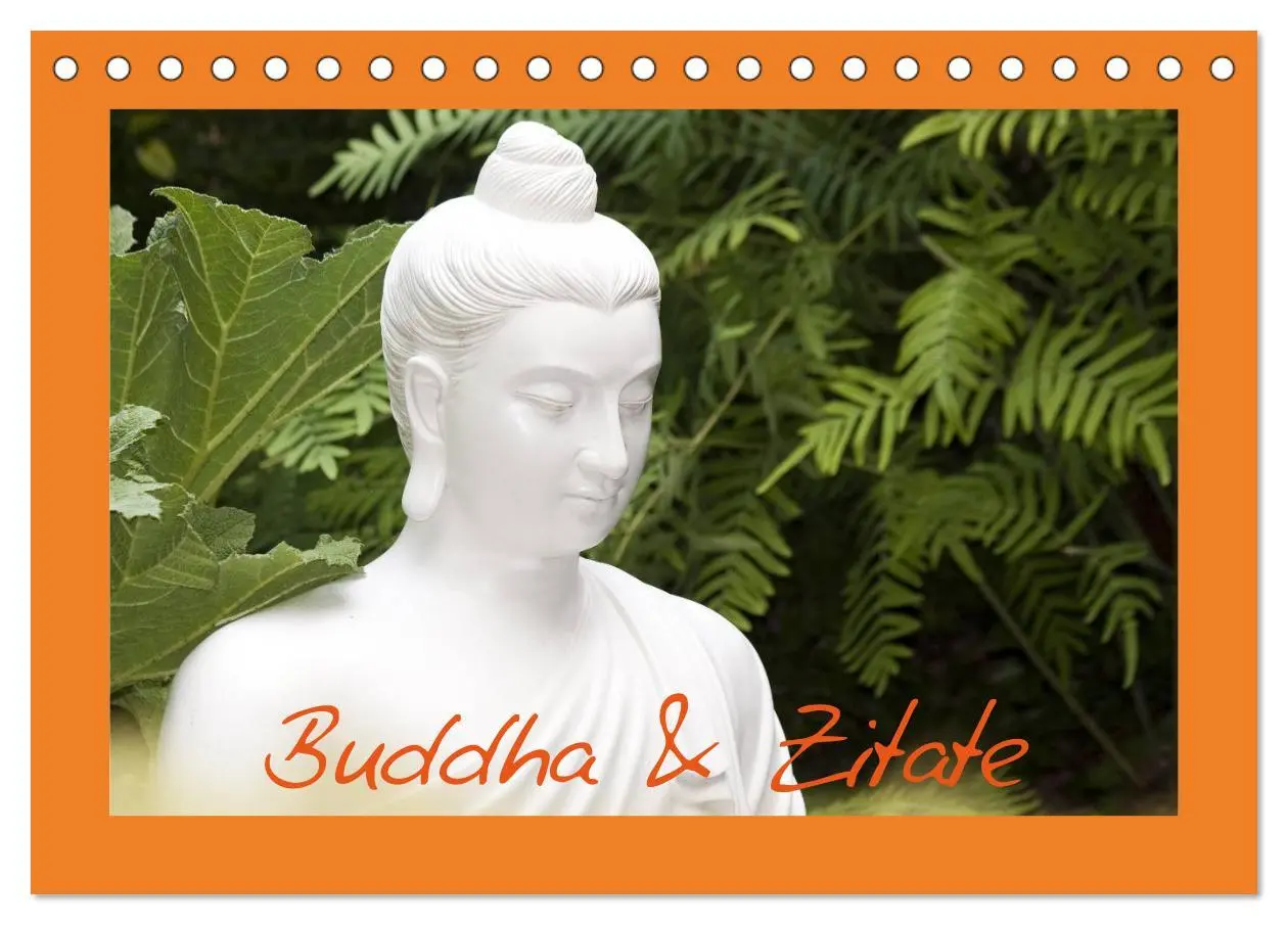 Cover: 9783516114560 | Buddha &amp; Zitate (Tischkalender 2026 DIN A5 quer), CALVENDO...