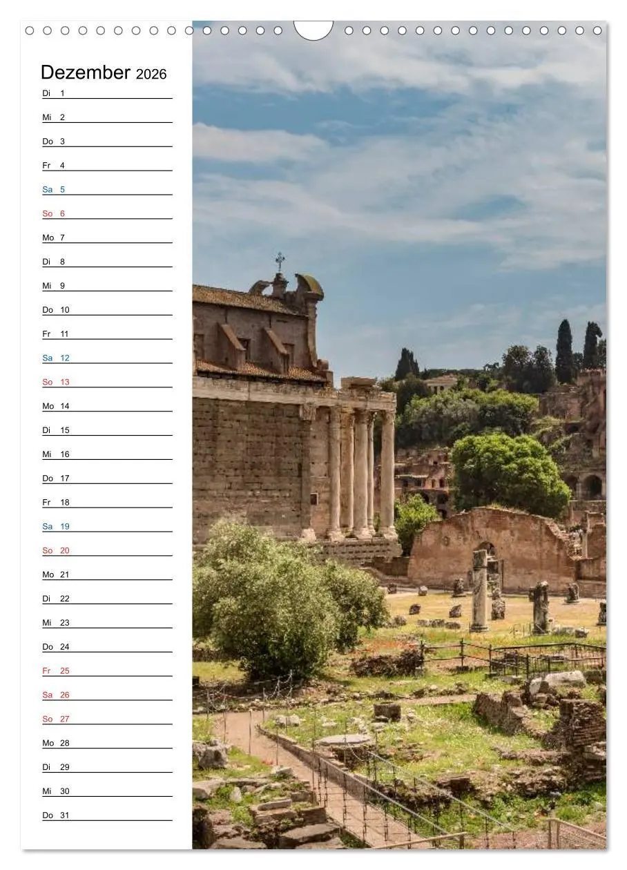 Bild: 9783516424560 | Antikes Rom (Wandkalender 2026 DIN A3 hoch), CALVENDO Monatskalender