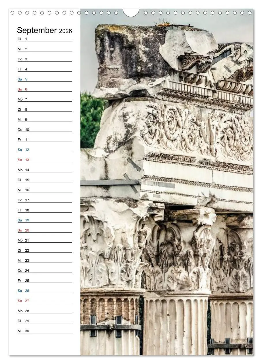 Bild: 9783516424560 | Antikes Rom (Wandkalender 2026 DIN A3 hoch), CALVENDO Monatskalender