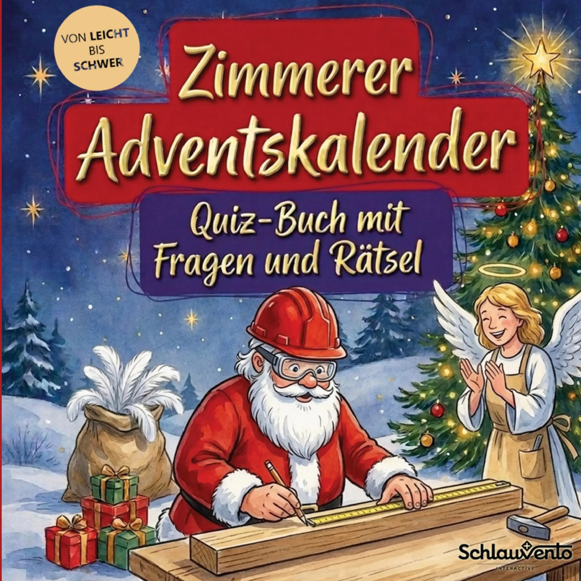 Cover: 9783693194560 | Zimmerer-Adventskalender: Quiz-Buch mit Fragen und Rätsel | Buch