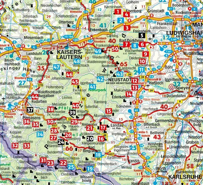 Bild: 9783763314560 | ROTHER Wanderführer Pfälzerwald und Deutsche Weinstraße | Titz | Buch