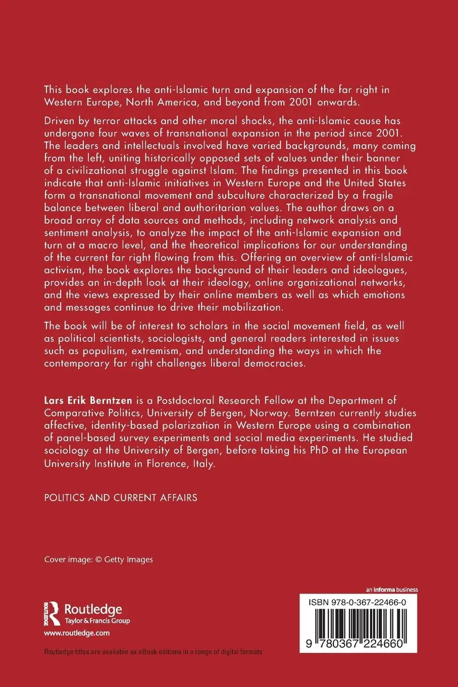 Rückseite: 9780367224660 | Liberal Roots of Far Right Activism | Lars Erik Berntzen | Taschenbuch