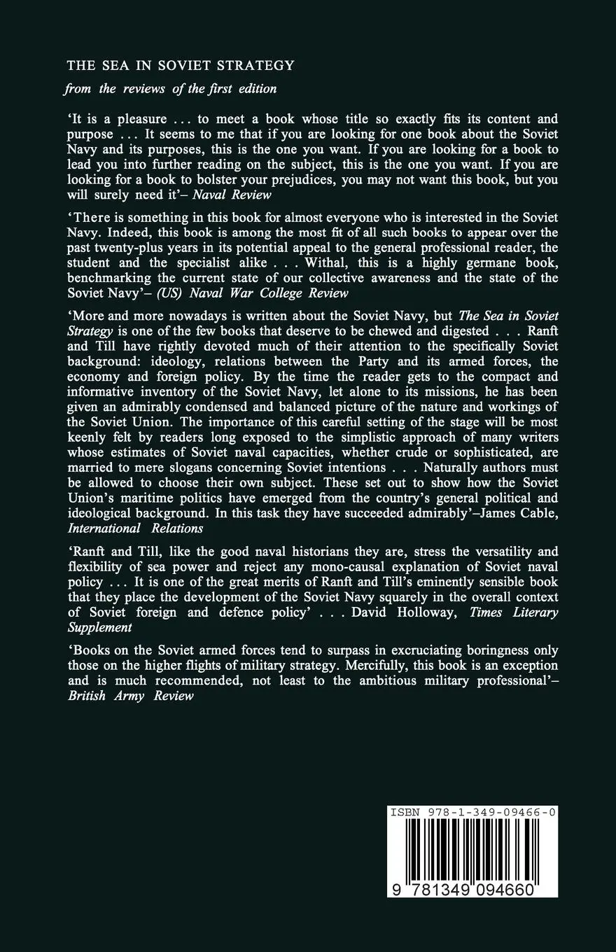 Rückseite: 9781349094660 | The Sea in Soviet Strategy | Geoffrey Till (u. a.) | Taschenbuch