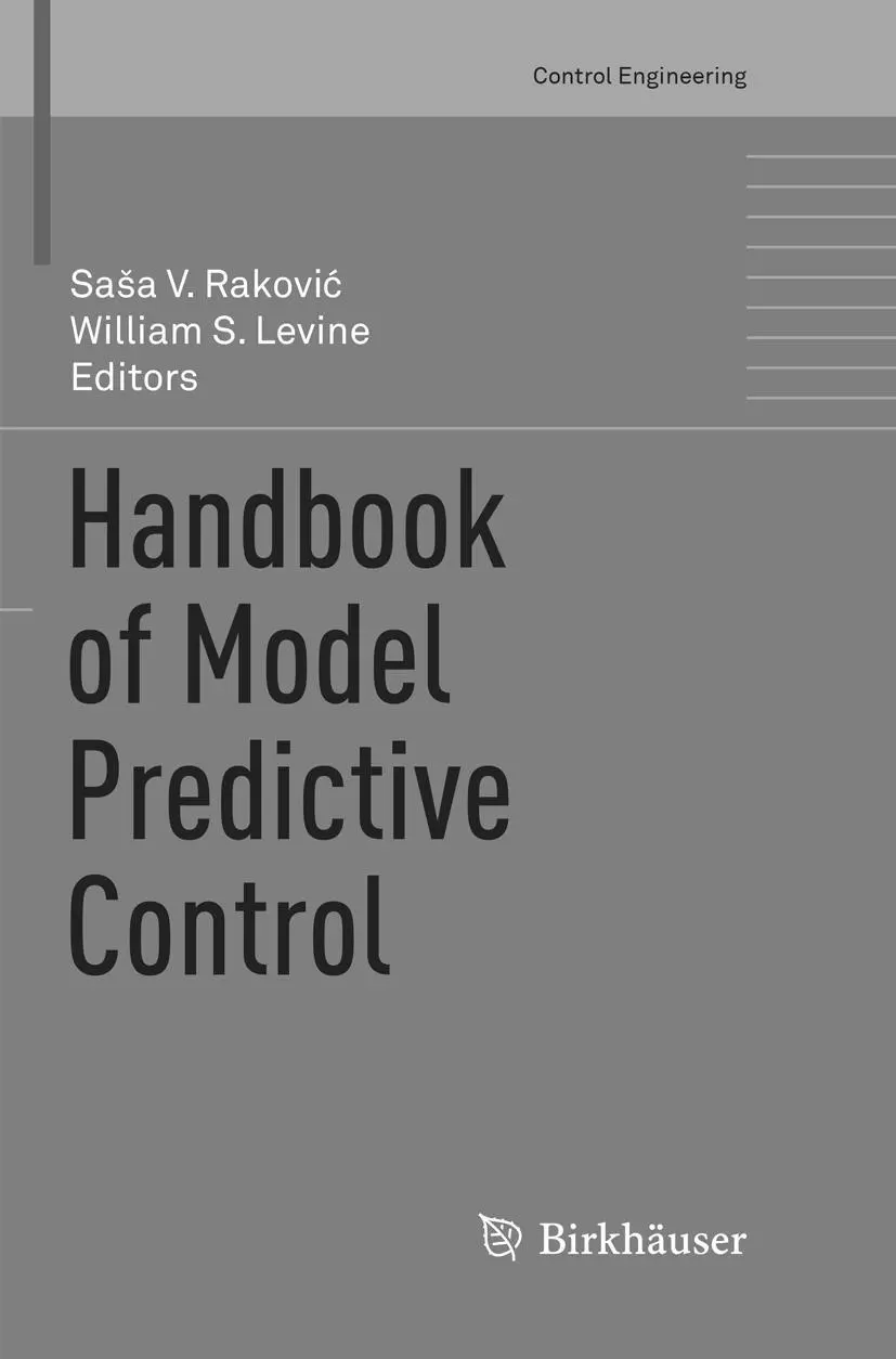 Cover: 9783030084660 | Handbook of Model Predictive Control | William S. Levine (u. a.) | xxi