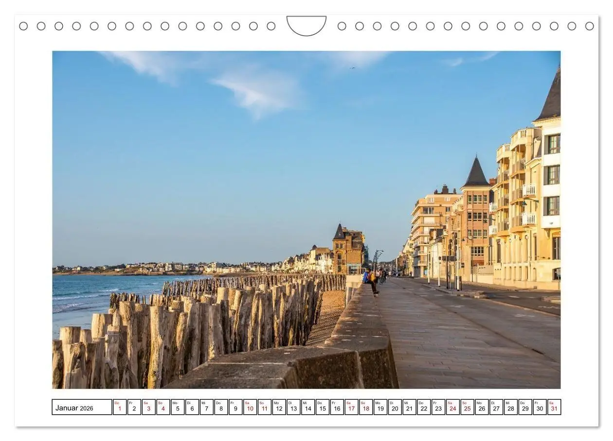 Bild: 9783516654660 | Saint Malo - charmante Hafenstadt (Wandkalender 2026 DIN A4 quer),...