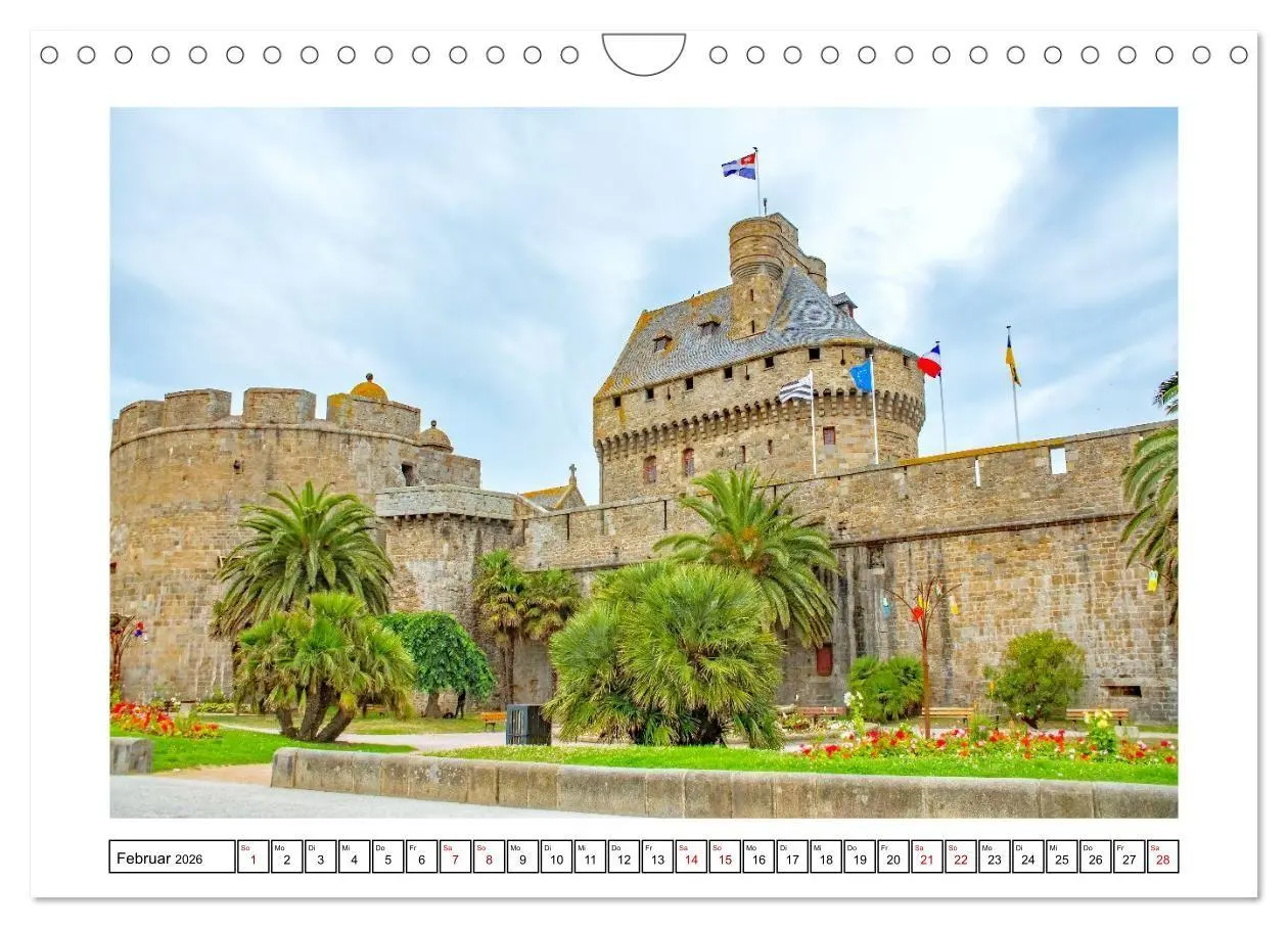 Bild: 9783516654660 | Saint Malo - charmante Hafenstadt (Wandkalender 2026 DIN A4 quer),...