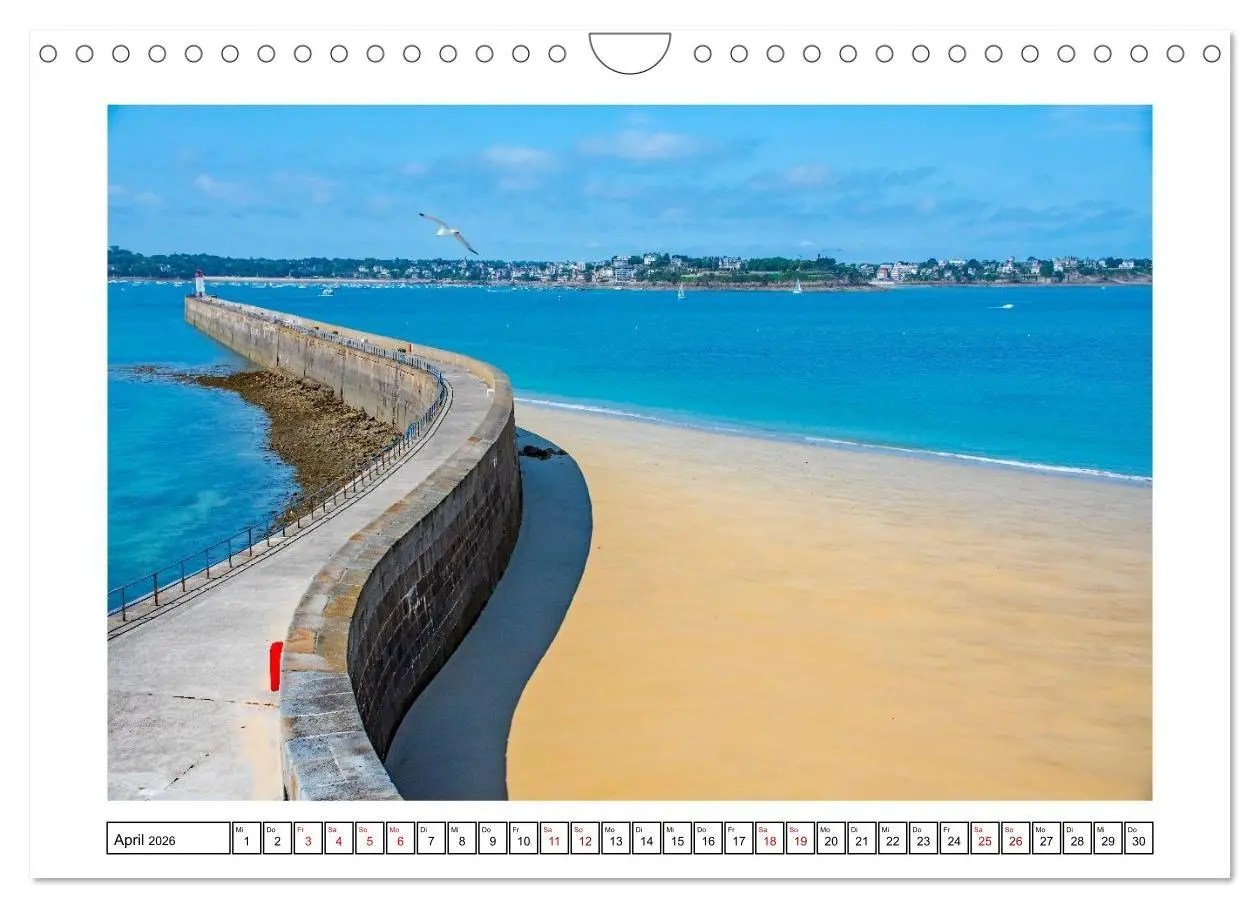 Bild: 9783516654660 | Saint Malo - charmante Hafenstadt (Wandkalender 2026 DIN A4 quer),...
