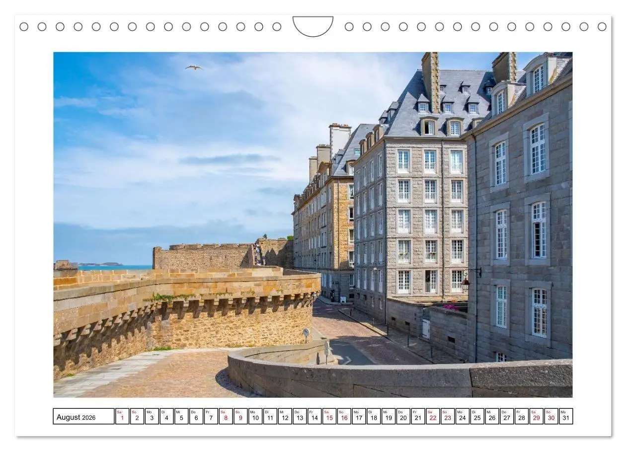 Bild: 9783516654660 | Saint Malo - charmante Hafenstadt (Wandkalender 2026 DIN A4 quer),...