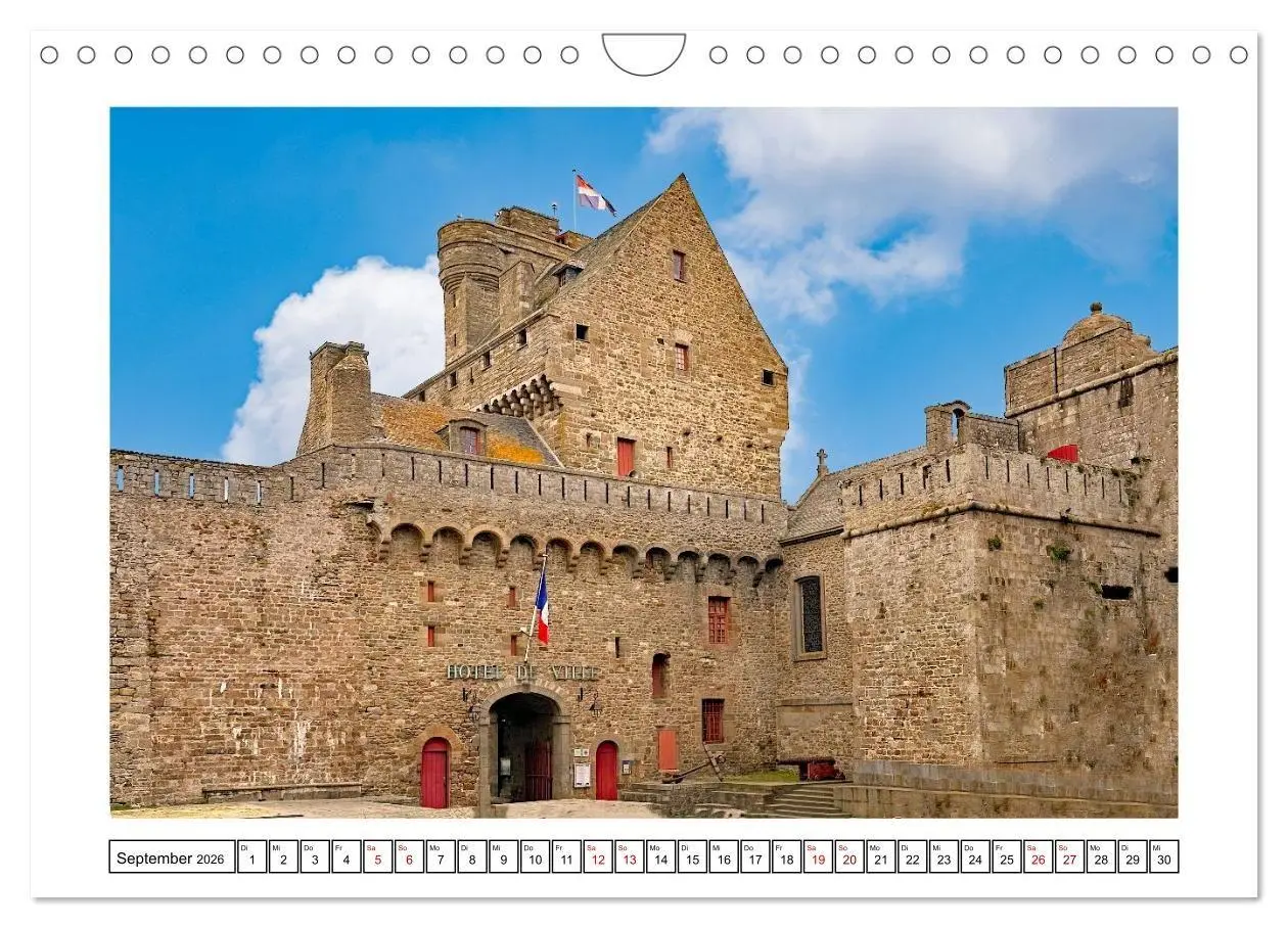 Bild: 9783516654660 | Saint Malo - charmante Hafenstadt (Wandkalender 2026 DIN A4 quer),...