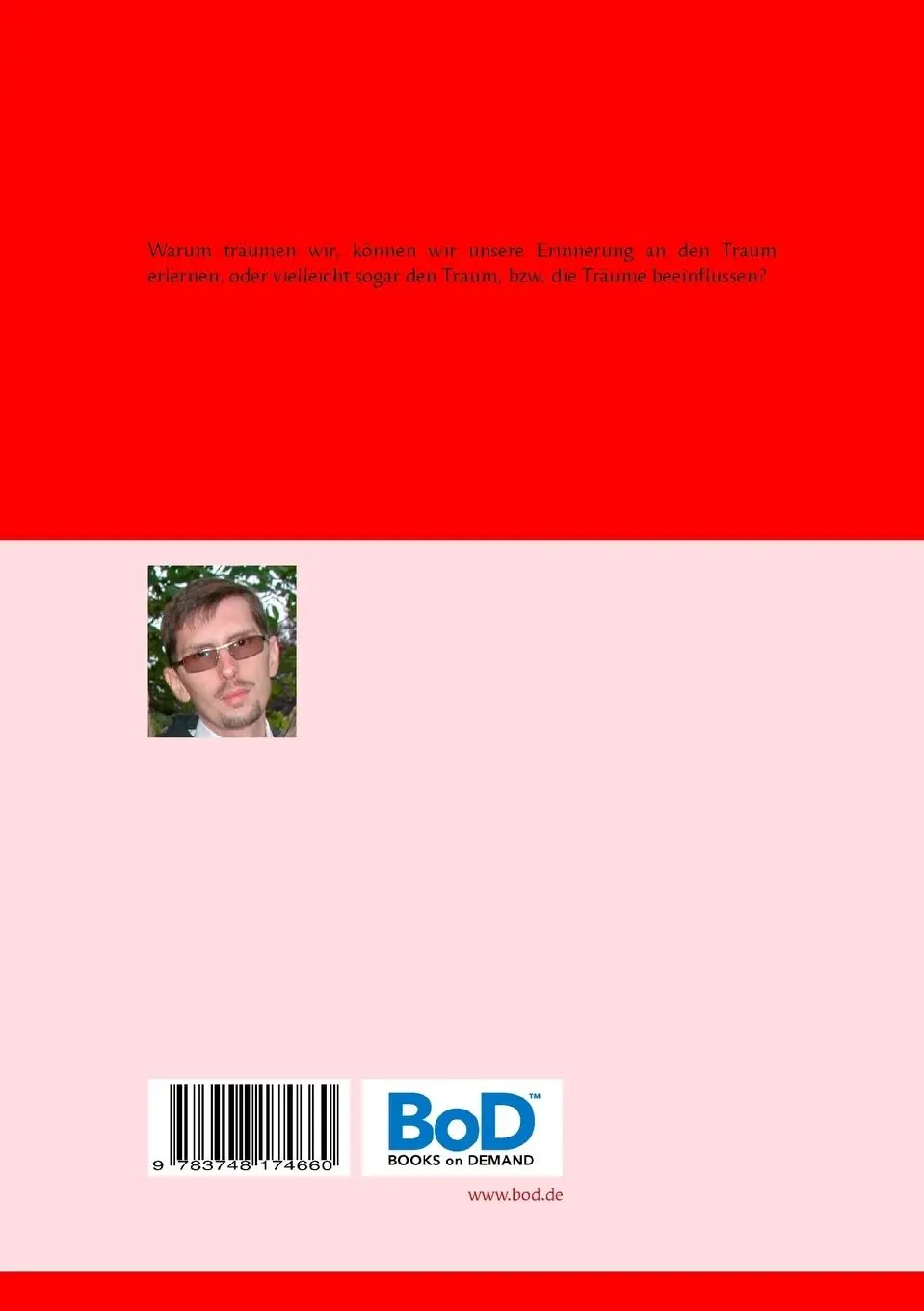 Rückseite: 9783748174660 | Warum träumen wir und können wir unsere Träume beeinflussen? | Buch