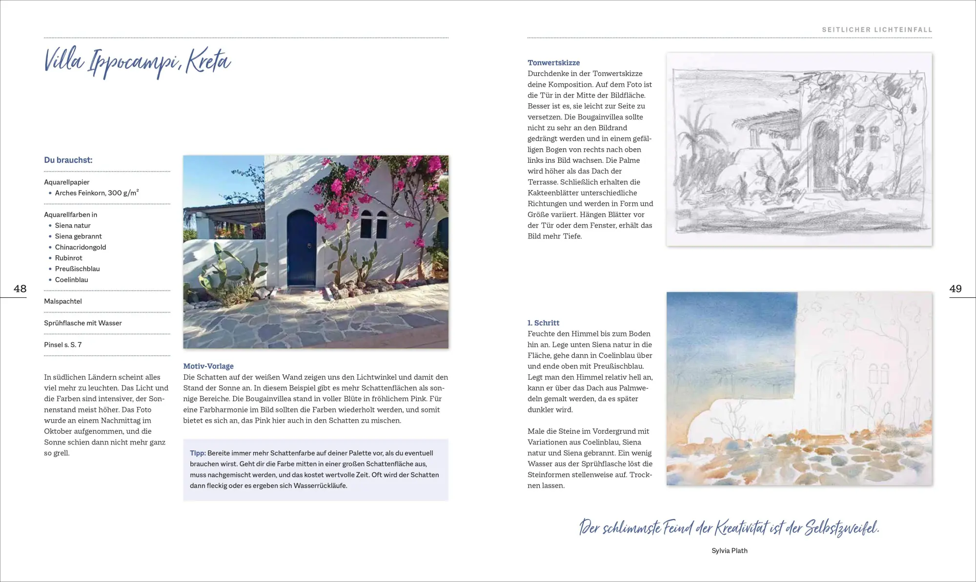 Bild: 9783862304660 | Mein Atelier Aquarellmalerei Licht &amp; Schatten | Kristina Jurick | Buch