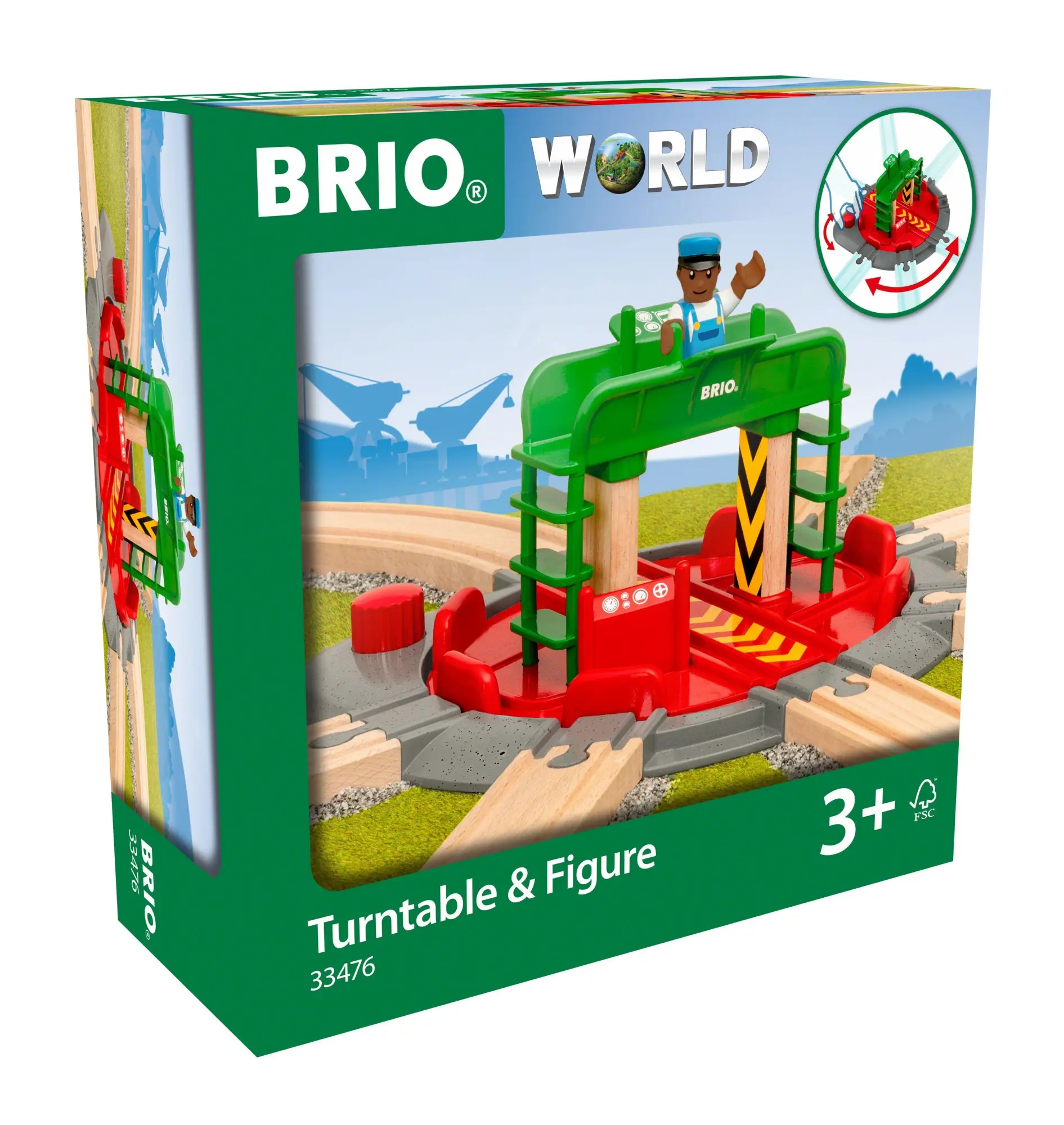 Cover: 7312350334760 | Lok-Drehscheibe mit Kontrollbrücke | Spiel | World | Englisch | 2020