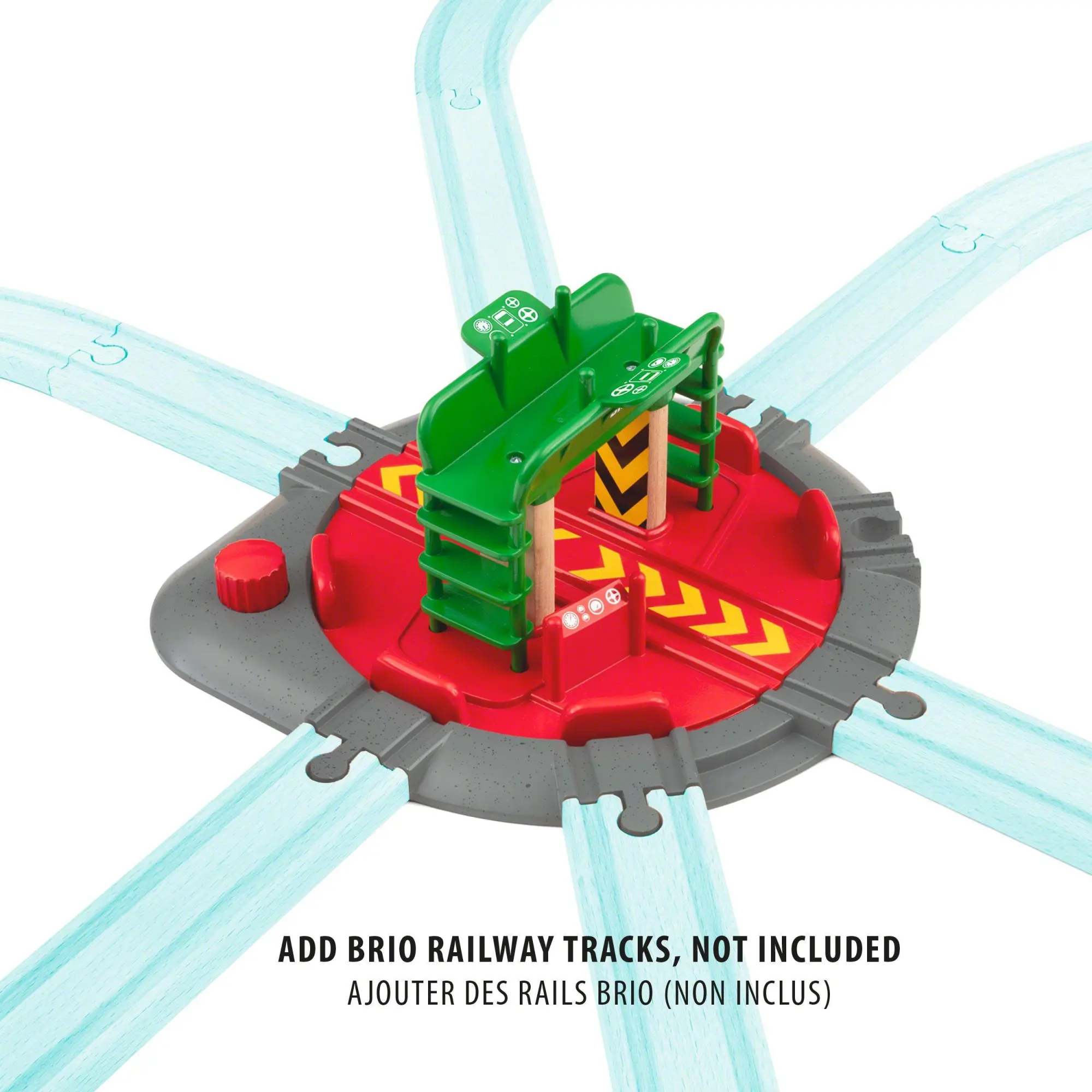 Bild: 7312350334760 | Lok-Drehscheibe mit Kontrollbrücke | Spiel | World | Englisch | 2020