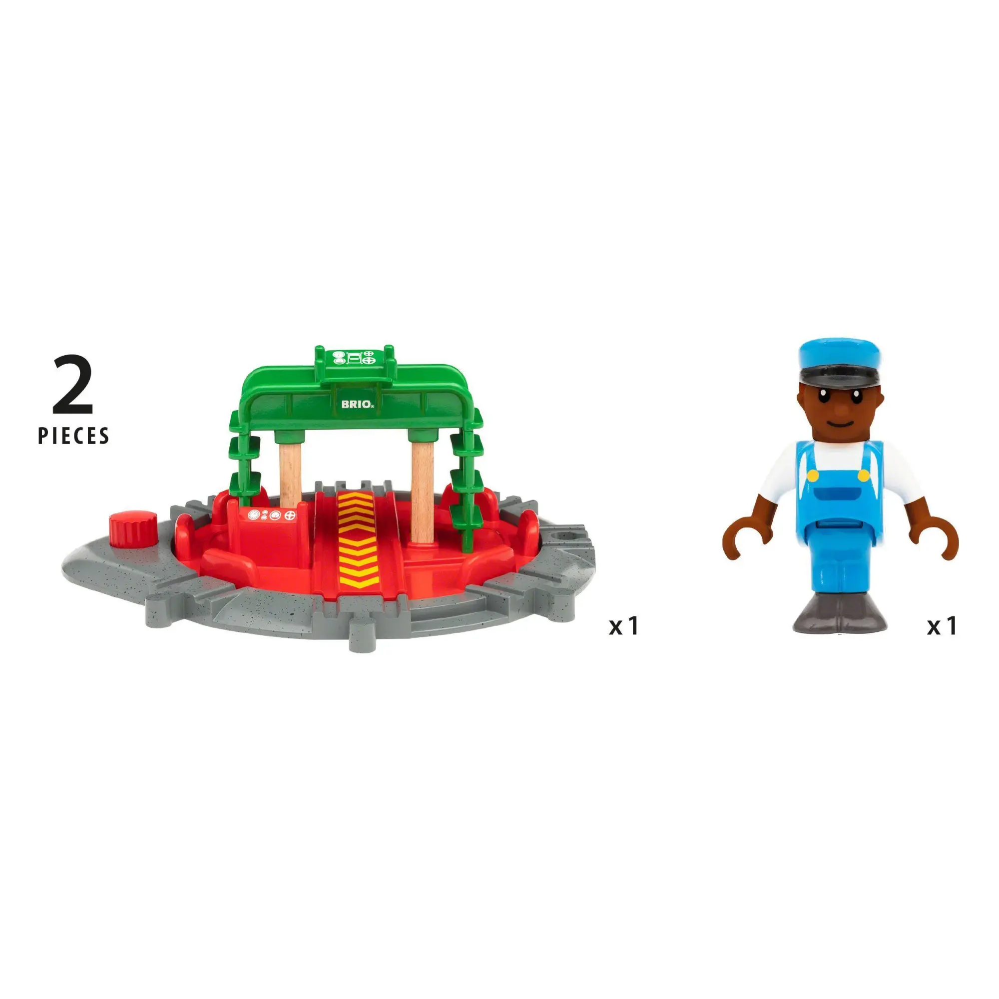 Bild: 7312350334760 | Lok-Drehscheibe mit Kontrollbrücke | Spiel | World | Englisch | 2020