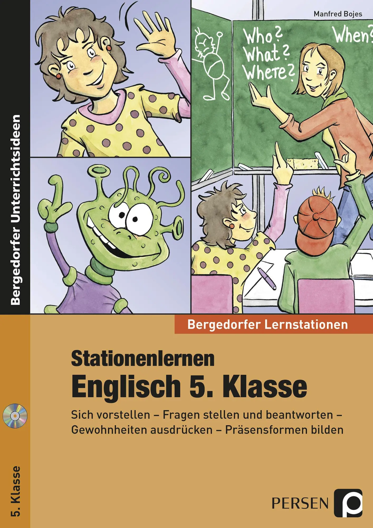 Cover: 9783403234760 | Stationenlernen Englisch 5. Klasse | Manfred Bojes | Taschenbuch Cover: 9783403234760 | Stationenlernen Englisch 5. Klasse | Manfred Bojes | Taschenbuch
