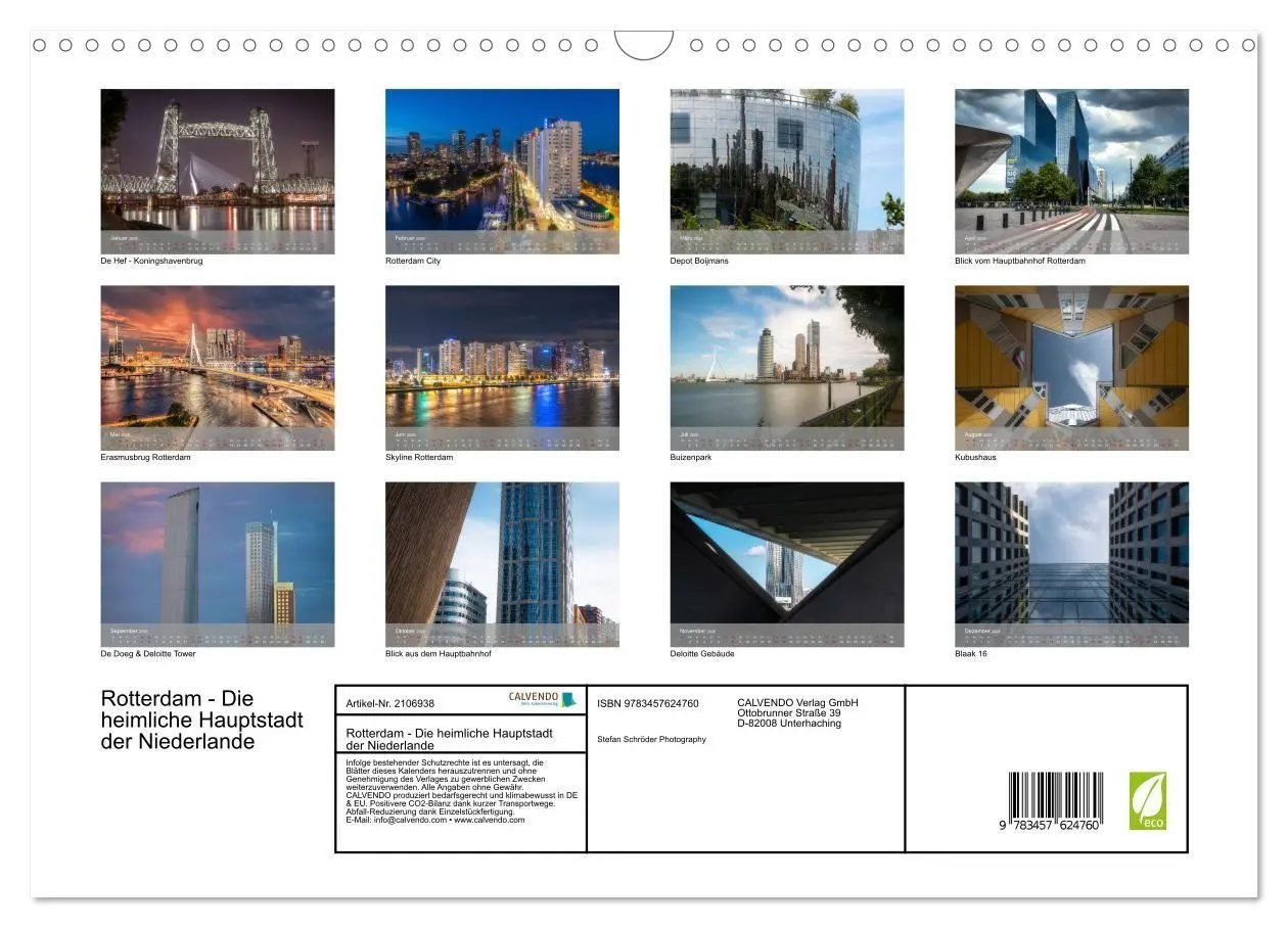 Bild: 9783457624760 | Rotterdam - Die heimliche Hauptstadt der Niederlande (Wandkalender...