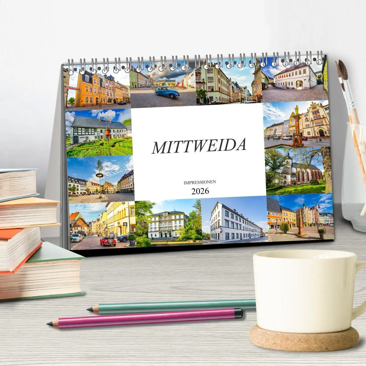 Bild: 9783457794760 | Mittweida Impressionen (Tischkalender 2026 DIN A5 quer), CALVENDO...
