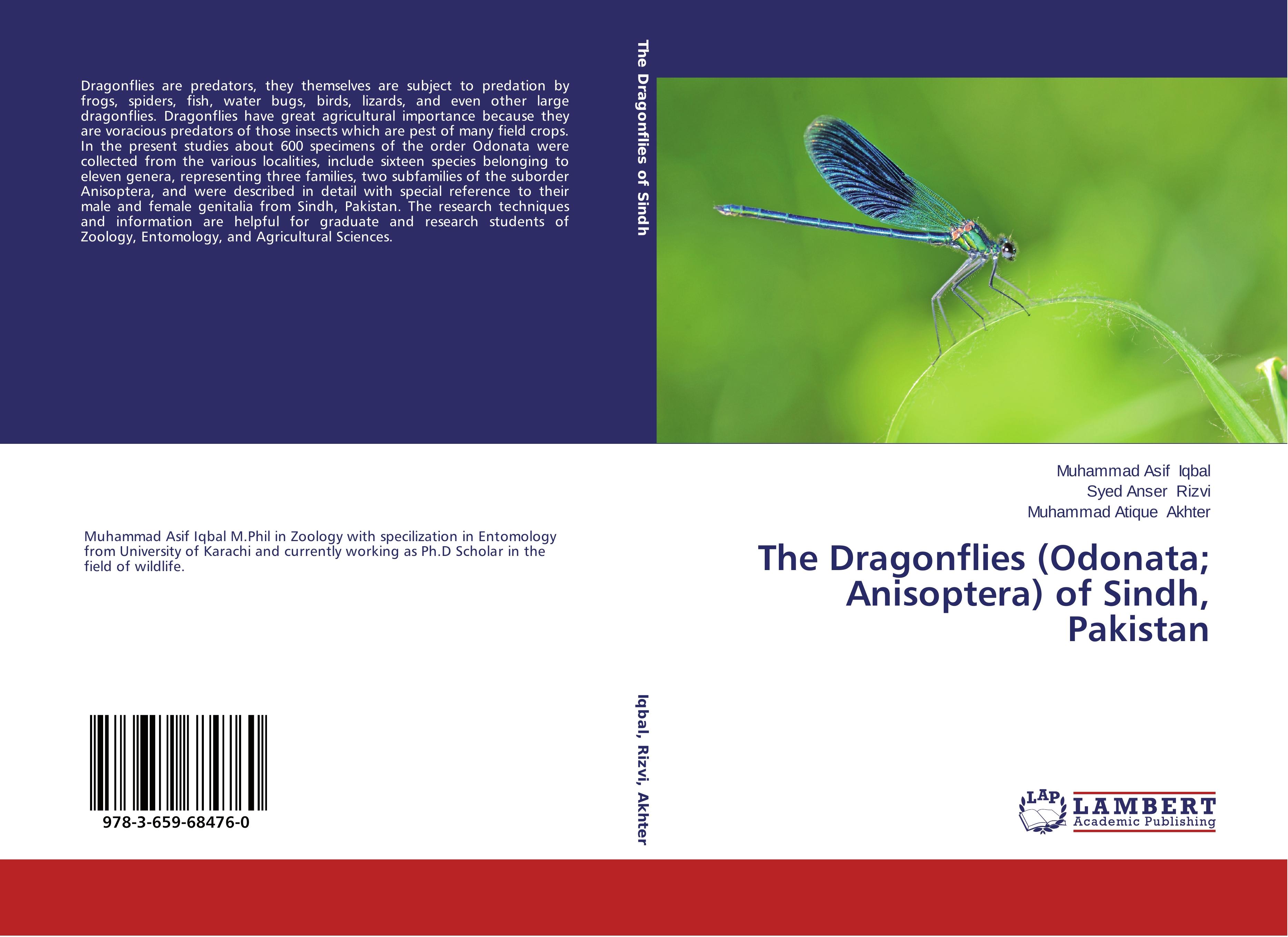 The Dragonflies (Odonata; Anisoptera) of Sindh, Pakistan | Muhammad Asif Iqbal (u. a.) | Taschenbuch | Paperback | 100 S. | Englisch | 2015 | LAP LAMBERT Academic Publishing | EAN 9783659684760 - Iqbal, Muhammad Asif
